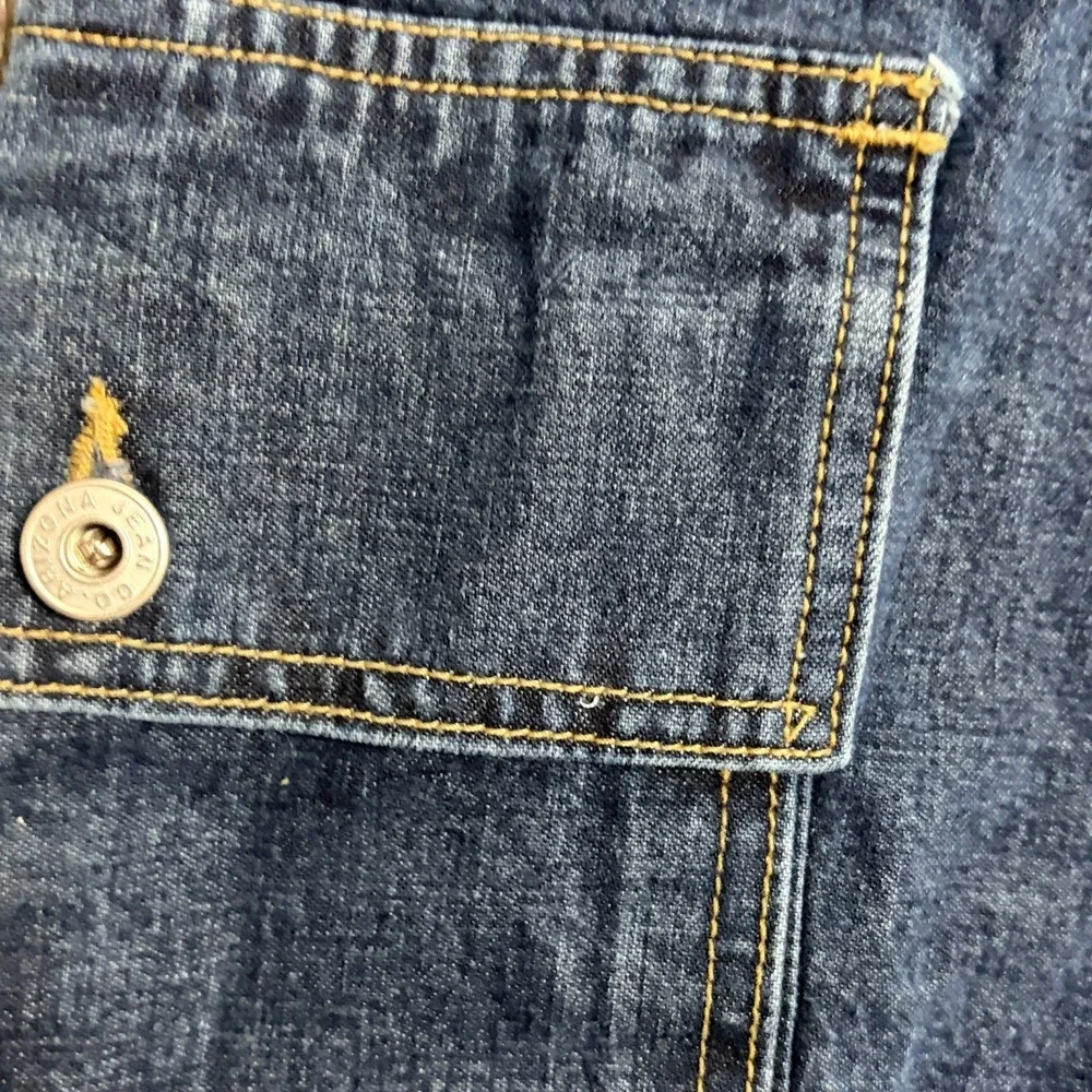 Arizona Carpenter Jeans Y2K Baggy Skate Rave 90s Dark Wash Denim 40x30